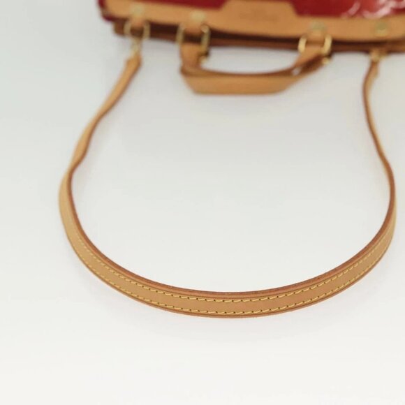 LOUIS VUITTON Monogram Vernis Brea PM Hand Bag Red M91623 LV Auth ep10407 - Picture 9 of 16